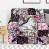 ARTBLANKET Hummingbird Bird Cute Animal Throw Blanket Fannel Fleece Microfiber Plush Bed Blanket Super Soft Blanket for All Season Bed Couch Sofa 120x90 in for Family view 3