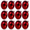 12 Pack 70mm 2.75 Shiny Red Ornament with Wire and UV Coating view 1