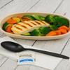 500 Kits Disposable Plastic Soup Spoon with Napkin and Salt/pepper packet, individually Wrapped, To-go (Soup Spoon) view 2