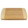 BambooMN Premium Bamboo Natural Two-Tone Kitchen Cutting and Serving Board, Small - 12" x 8" x 0.75" - 3 Piece view 2