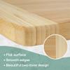 BambooMN Premium Bamboo Natural Two-Tone Kitchen Cutting and Serving Board, Small - 12" x 8" x 0.75" - 3 Piece view 4