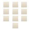 10 4" Square Ceramic Coasters Set - Cork Bottom, Serve Ware - Natural view 1