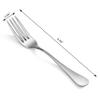 Artaste Rain 18/10 Stainless Steel (Matte, Salad Fork (12-Piece)) view 3