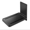 Yamazaki Industries 5533 Magnetic Bathroom Folding Shelf, Black, Approx. W 8.7 x D 15.2 x H 8.7 inches (22 x 38.7 x 22 cm), Tower, Easy Installation, Space Saving view 1