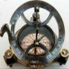 Antique Nautical Brass 4" inch Sundial Compass Marine Collectible Gift Item view 1
