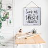 Aihesui Wood Sign Hanging Home Wall Decoration Cousins Make the Best Friends Wall Art Plaque for Living Room Kitchen Batheroom Bedroom Office School 16x16inch view 4