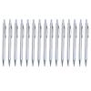 SEIWEI 15PCS Tungsten Carbide Tip Scriber, Metal Cutting Lettering Pen Engraver Glass Cutting Tool with Clip for Stainless Steel Ceramics/Glass/Metal Sheet-Silver view 1