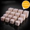 4 Pack Furniture Raised Feet,Lift Furniture Risers Solid Wood Bed Risers,Heavy Duty Natural Pine Furniture Raisers Adds Table Legs Height,for Beds Sofas Cabinets,Supports 500kg (6x6x10cm) view 3