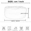 7ft Bean Bag Chair, Giant Soft Fluffy Faux Fur Bean Bag Cover Washable Jumbo Bean Bag Sofa Chair - XXL Sack Chair for Dorm, Family Room(Only Cover, No Filler) (Color : Yellow) view 2