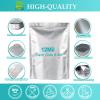 100pcs Mylar Bags for Food Storage with 150 Oxygen Absorbers & Labels, 10 Mil Thick 3 Sizes (1 Gallon, 1 Quart, 1/2 Pint) - Stand-Up, Resealable & Heat Sealable for Long Term Food Storage view 3