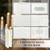 JC Classics Funeral Guest Book | Memorial Guest Book Hardcover | Guestbook for Sign in, Celebration of Life Memorial Service with Memory Table Card Sign Included (Mountain Top) view 3
