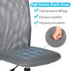 BLKMTY Modern Grey Ergonomic Chair, Mesh Office Chair, Armless Computer Desk Chairs, Adjustable Height, Lumbar Support, Swivel, Rolling, Task, Executive, Home Office, Small Chairs view 3
