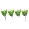 VOSAREA 4pcs Artificial Green Fern Plants for Home Decor Realistic Faux Grass Ornaments for Living Room Kitchen Office and Wedding Centerpieces view 2