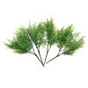 VOSAREA 4pcs Artificial Green Fern Plants for Home Decor Realistic Faux Grass Ornaments for Living Room Kitchen Office and Wedding Centerpieces view 3
