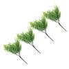 VOSAREA 4pcs Artificial Green Fern Plants for Home Decor Realistic Faux Grass Ornaments for Living Room Kitchen Office and Wedding Centerpieces view 4