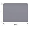 ne Placemats for Dining Table, Toddler and Kids Placemats, Table Mats, Heat Resistant, Non Slip, Washable, 28% Thicker, 16 x 12 inches, Set of 2,Gray view 2