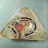 Antique Brass 3.5 Inch Tripod Shape Nautical Sundial Compass Gift Item view 3