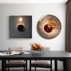 Clock Light and Shadow Art Mute Living Room Wall Clock Net Red Personality Quartz Clock Simple Light Luxury Wall Watch Clock view 4
