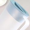 1. 6L Plastic Beverage Kettle Beverage Pitcher Kettle Heat Resistant Cold Water Pitcher Juice with Lids (Blue) view 3