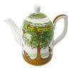 Royal Tara Tree of Life Kitchen Set - Teapot -Loose Leaf Tea Tin- Tea Towel and Pot Holder view 2