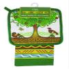 Royal Tara Tree of Life Kitchen Set - Teapot -Loose Leaf Tea Tin- Tea Towel and Pot Holder view 3
