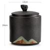 16cm Coarse Pottery Tea Caddy Sealed Jar Household Puer Storage Jar Kung Fu Tea Set view 2