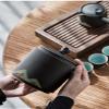 16cm Coarse Pottery Tea Caddy Sealed Jar Household Puer Storage Jar Kung Fu Tea Set view 4