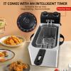 Electric Fryer, Small Fryer, Stainless Steel Constant Temperature Electric Fryer Mini, Fried Chicken And French Fries,4L view 2