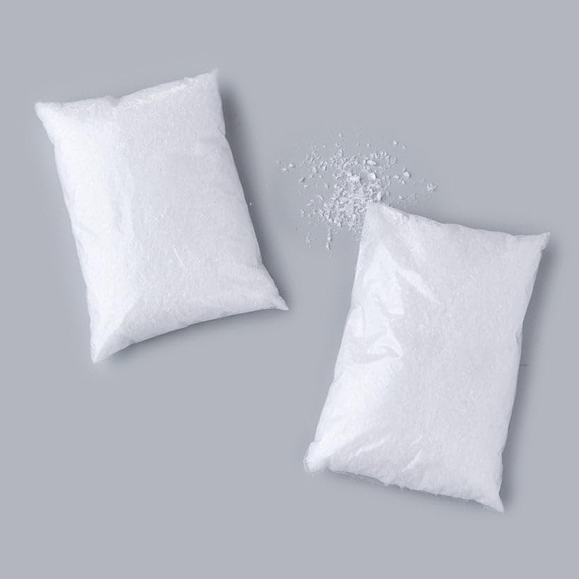 The Lakeside Collection Winter Farmhouse Holiday Decor - Set of 2 Artificial Snow