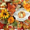 Artisan Thanksgiving, Fall, Autumn Wreath for Front Door Decoration for Outside, Handmade with High Quality Materials view 2