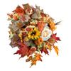 Artisan Thanksgiving, Fall, Autumn Wreath for Front Door Decoration for Outside, Handmade with High Quality Materials view 4