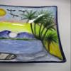 16" RECTANGULAR TALAVERA SINK vessel mexican bathroom handmade ceramic folk art view 3