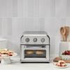 Cuisinart Compact Air Fryer Toaster Oven, Stainless Steel Fryer with 6-in-1 Functions, Adjustable Temperature, Includes Oven Rack, Baking Pan and Air Fry Basket, TOA-26 view 2