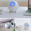 Planet Cat Humidifier, 220ml Cold Mist Air Humidifier Silent with 7-Color Lights, Automatically Turn Off Cute Office humidifier air Spray, Baby Bedroom (Color : Green, Size : 121212cm/555in) view 2