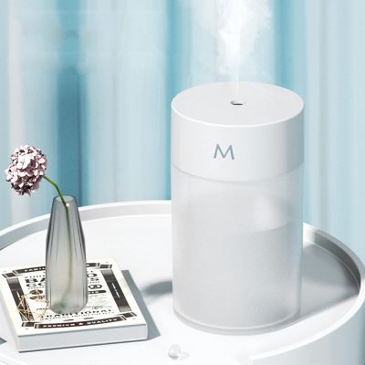BcofoA Mini humidifier, 260ml Small Cold Mist humidifier, USB Personal Desktop humidifier, Suitable for Baby Bedroom Travel Office Home, Portable Desktop humidifier