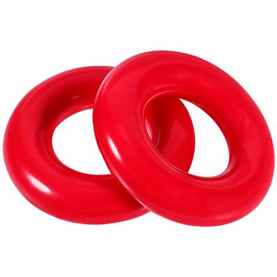iplusmile 2 Pack Flask Weight Rings 48mm, Vinyl Coated Lead Stabilizers for Erlenmeyer Glassware, Laboratory Counterweight for Water Bath, Chemistry Experiment Accessories