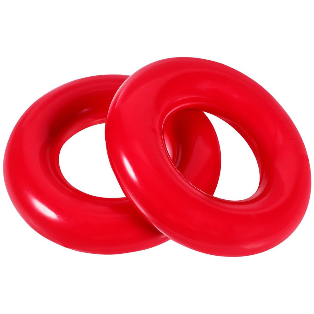 iplusmile 2 Pack Flask Weight Rings 48mm, Vinyl Coated Lead Stabilizers for Erlenmeyer Glassware, Laboratory Counterweight for Water Bath, Chemistry Experiment Accessories