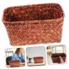 Cabilock Weaving Storage Basket Small Basket for Desktop Picnic Fruit Holder Home Office Organizer view 4
