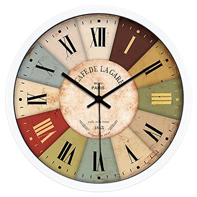 Clock Wall Clock Stylish Silent Non-Ticking Arabic Numeral Clock Large Wall Clocks for Living Room, Bedroom, Kitchen, Home Decor