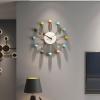 Clock Net Celebrity Living Room Home Wall Watch Restaurant Light Luxury Clock Simple Decoration Wall Clock Creative Wall Clock view 2