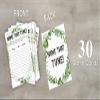 Baby Shower Game: Name That Tune, Tropical Jungle Theme Party Set for Gender Neutral Boys or Girls, 30 Cards (Green009) view 3