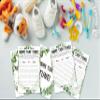 Baby Shower Game: Name That Tune, Tropical Jungle Theme Party Set for Gender Neutral Boys or Girls, 30 Cards (Green009) view 4