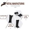 LIALIYA Retro Leather Gaiters, Medieval Soldier Knights Boots Cover Gothic Cosplay Adjustable Shoes Cover, for Hiking, Climbing, Hunting, Trekking,Black view 4