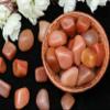 ZAICUS 1lb Tiger Eye Tumbled Stones | Polished Crystals Healing | Natural Stones | Feng Shui | Chakra Balancing | Good Luck | Reiki Gift | Home Decor | Size 20-25 mm view 2