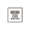 DKISEE Wood Sign with Frame No Back Modern Farmhouse Wall Sign Wooden Frame view 1