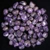 ZAICUS 1lb Amethyst Tumbled Stones | Polished Crystals Healing | Natural Stones | Feng Shui | Chakra Balancing | Good Luck | Reiki Gift | Home Decor | Size 20-25 mm view 1