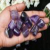 ZAICUS 1lb Amethyst Tumbled Stones | Polished Crystals Healing | Natural Stones | Feng Shui | Chakra Balancing | Good Luck | Reiki Gift | Home Decor | Size 20-25 mm view 3