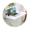 ALGWXQ Wall Mounted Desk Fold Down Table Floating Desk Multi Function Workbench, Perfect Addition to Home & Office20 Sizes (Color : White, Size : 50x40cm) view 1
