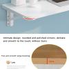 ALGWXQ Wall Mounted Fold Down Table, Floating Desk Perfect Space Saving Table for Laundry Room & Kitchen & Home Bar, Customizable (Color : A, Size : 70x50cm) view 2