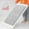 GIBZ Memory Foam Bath Mat Non Slip Absorbent Thick Bathroom Rug Carpet Machine Washable for Kitchen Floor Tub Shower Bath Room, Mint Green, 180x230cm view 3